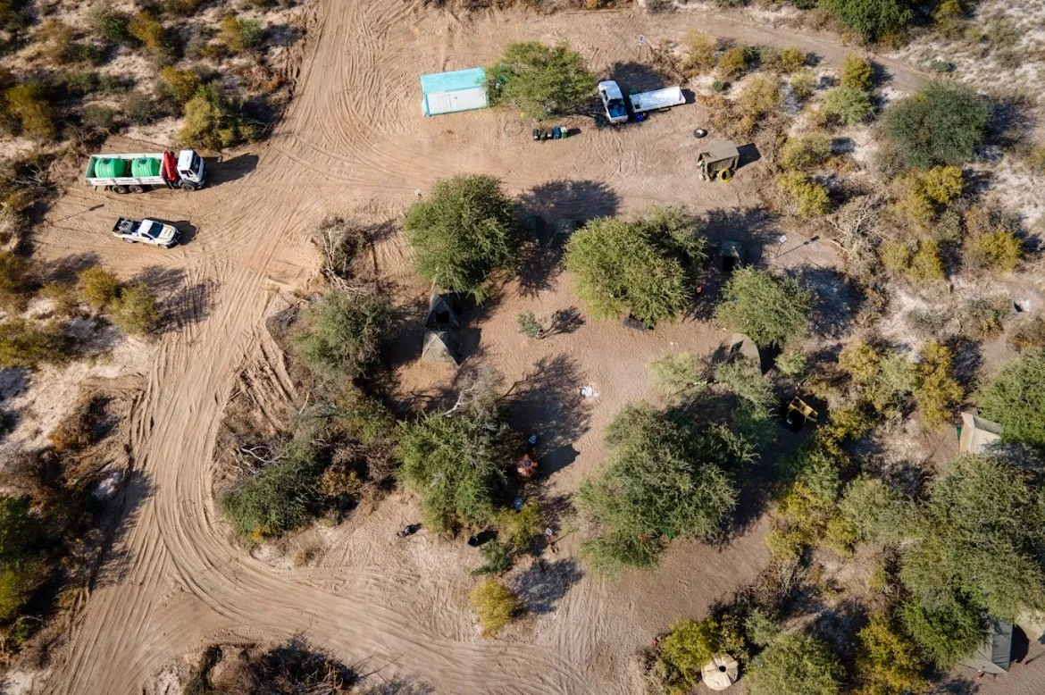 Fly camp setup