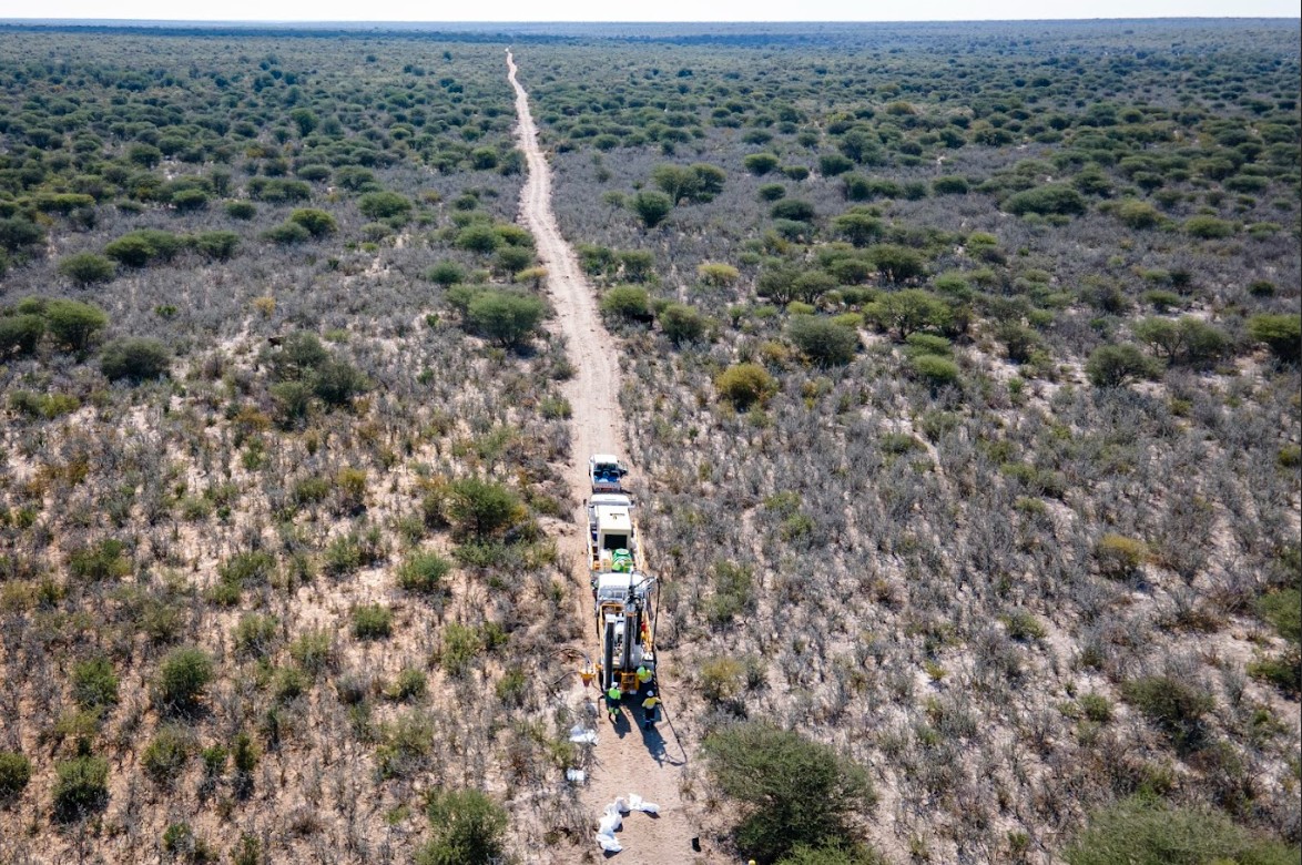 Drill convoy on remote track